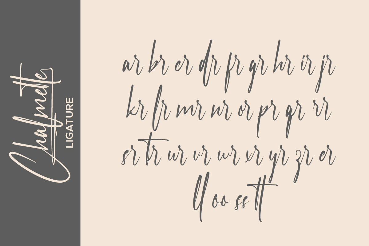 Chalmette Signature Font