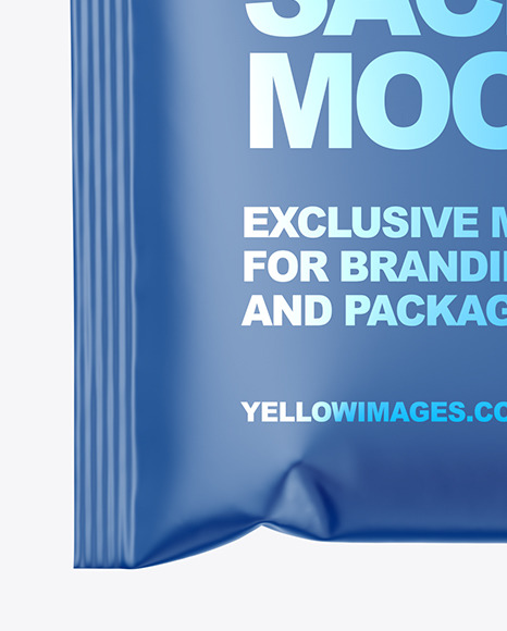 Matte Sachet Mockup