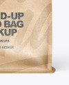 Kraft Food Bag Mockup