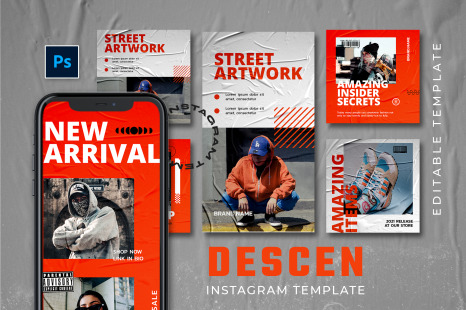 Descen Instagram Template - Urban instagram