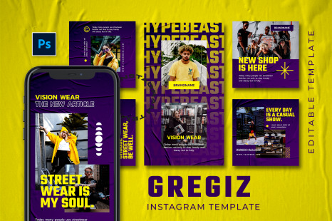 Gregiz Instagram Template - Urban instagram