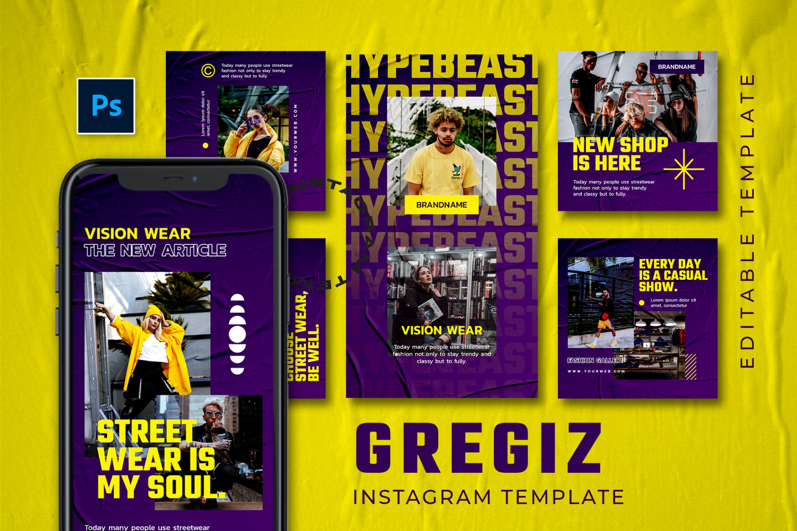 Gregiz Instagram Template