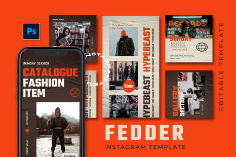 Fedder Instagram Template - Urban instagram