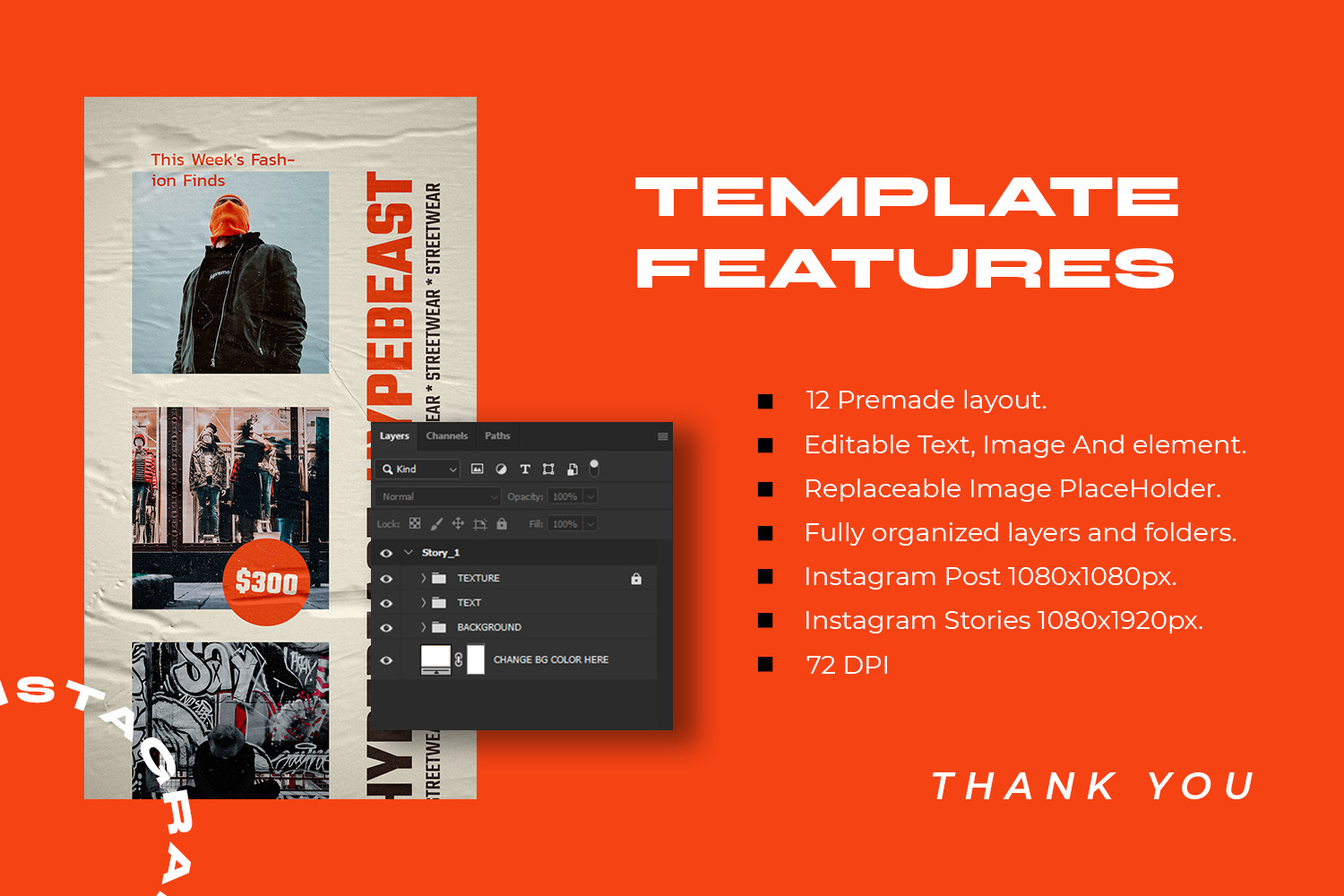 Fedder Instagram Template