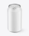 Matte Drink Can Mockup