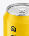 Matte Drink Can Mockup