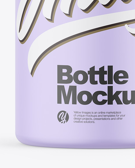 Matte Bottle Mockup