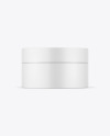 Matte Cosmetic Jar Mockup