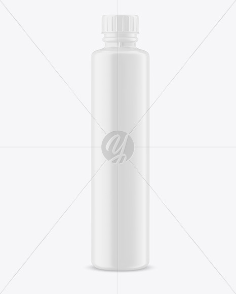 750ml Matte Acrylic Paint Bottle Mockup