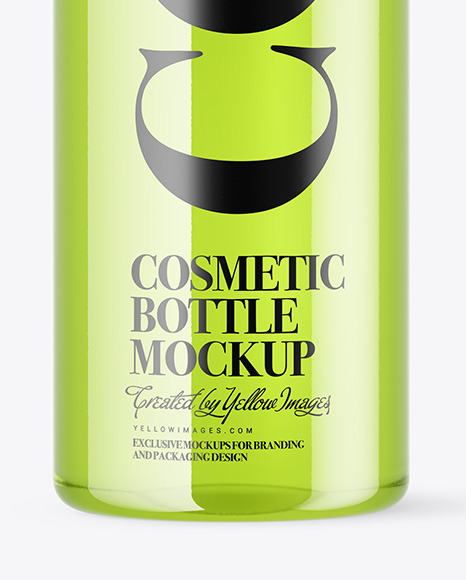 Color Liquid Cosmetic Bottle Mockup Color Liquid Cosmetic Bottle Mockup