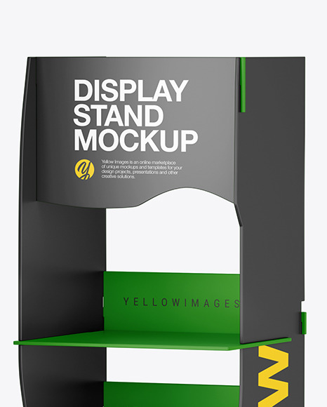 Matte Display Stand Mockup