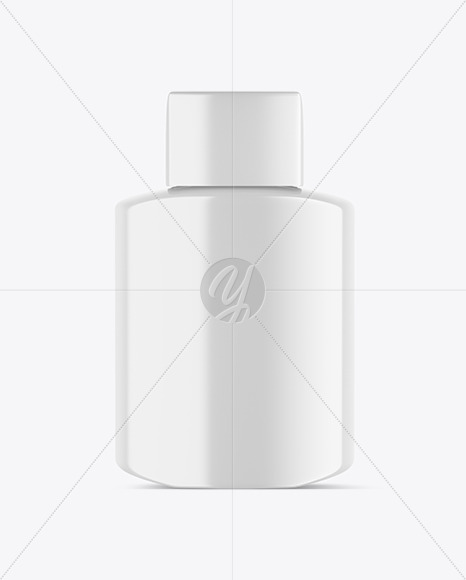 Glossy Cosmetic Bottle Mockup