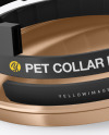 Metallic Round Tin Box w/ Pet Collar Mockup