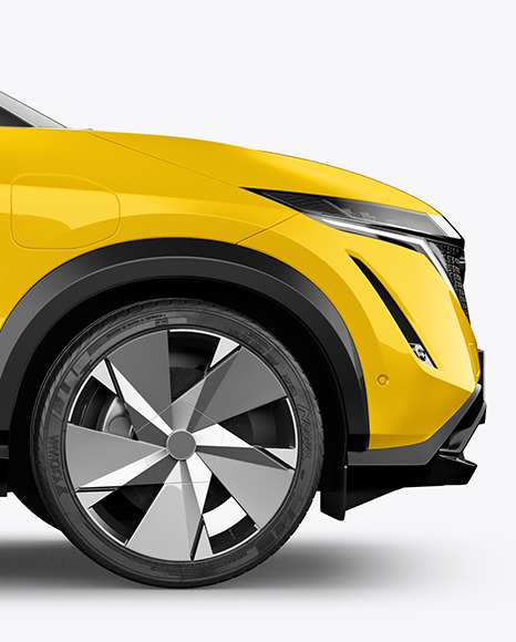 Electric Crossover SUV - Side View