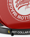 Glossy Round Tin Box w/ Pet Collar Mockup