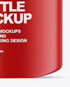 Matte Cosmetic Bottle Mockup Matte Cosmetic Bottle Mockup
