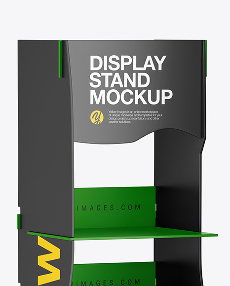 Matte Display Stand Mockup