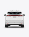 Electric Crossover SUV - Back View