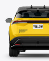 Electric Crossover SUV - Back View