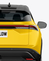 Electric Crossover SUV - Back View