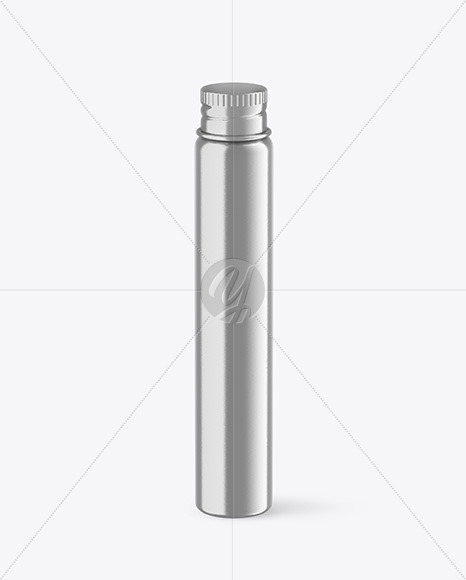 Metallic Cosmetic Bottle Mockup