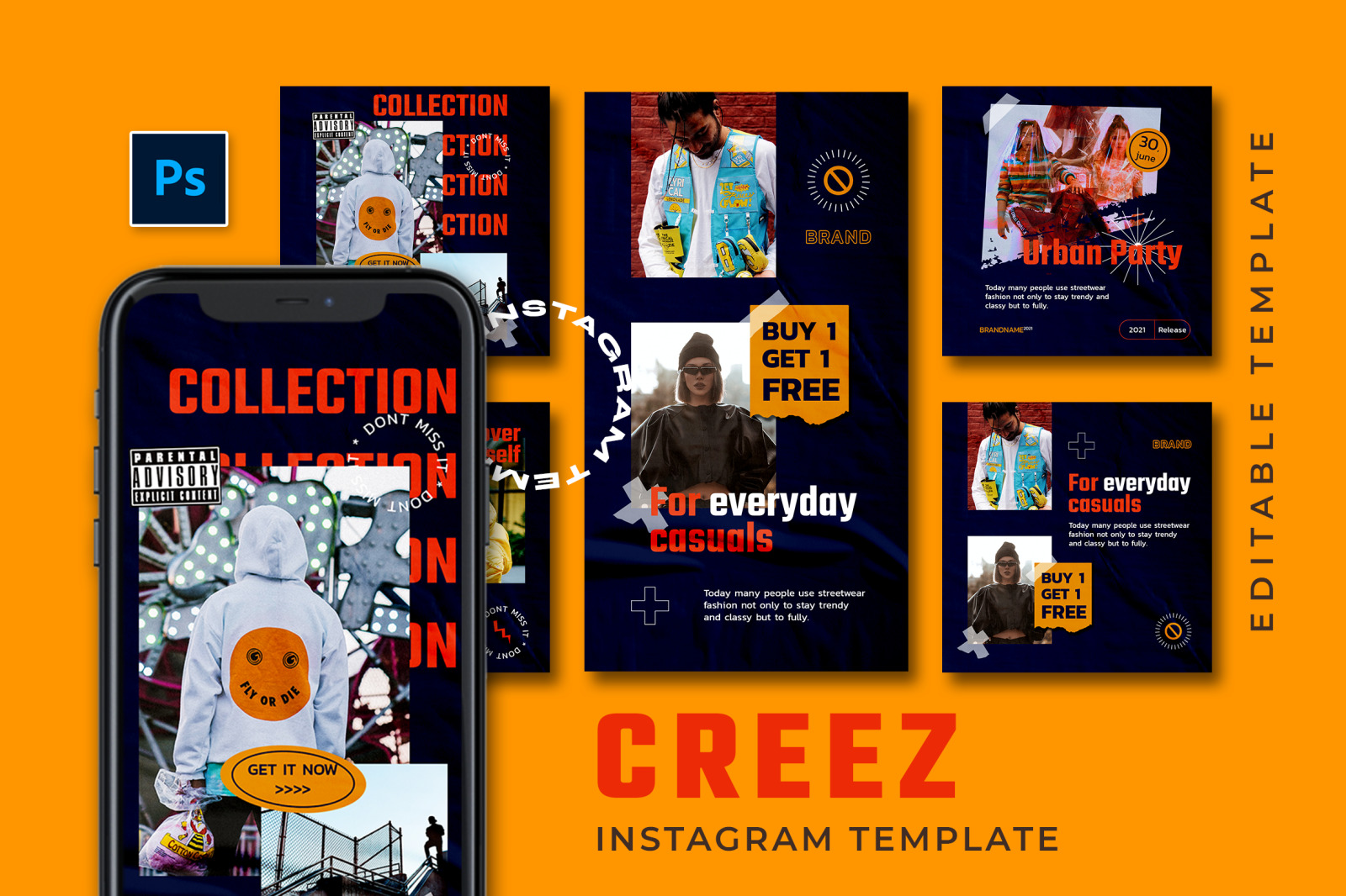 Creez Instagram Template