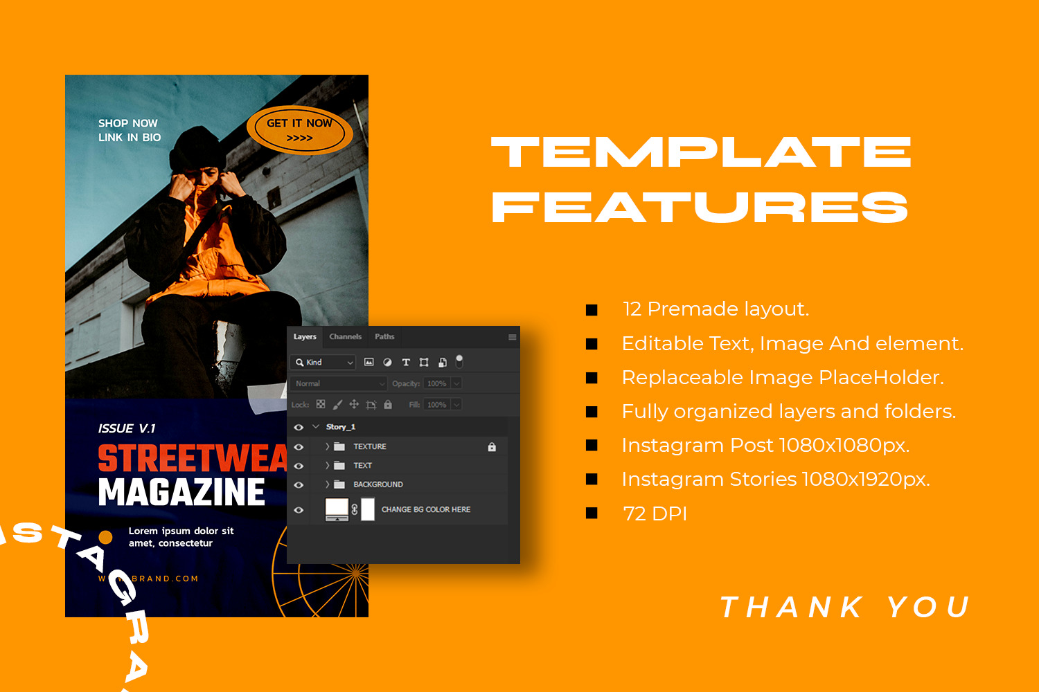 Creez Instagram Template Creez Instagram Template