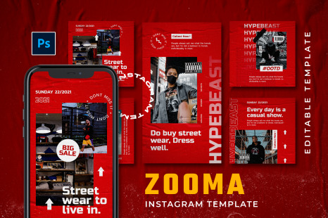 Zooma Instagram Template - Urban instagram