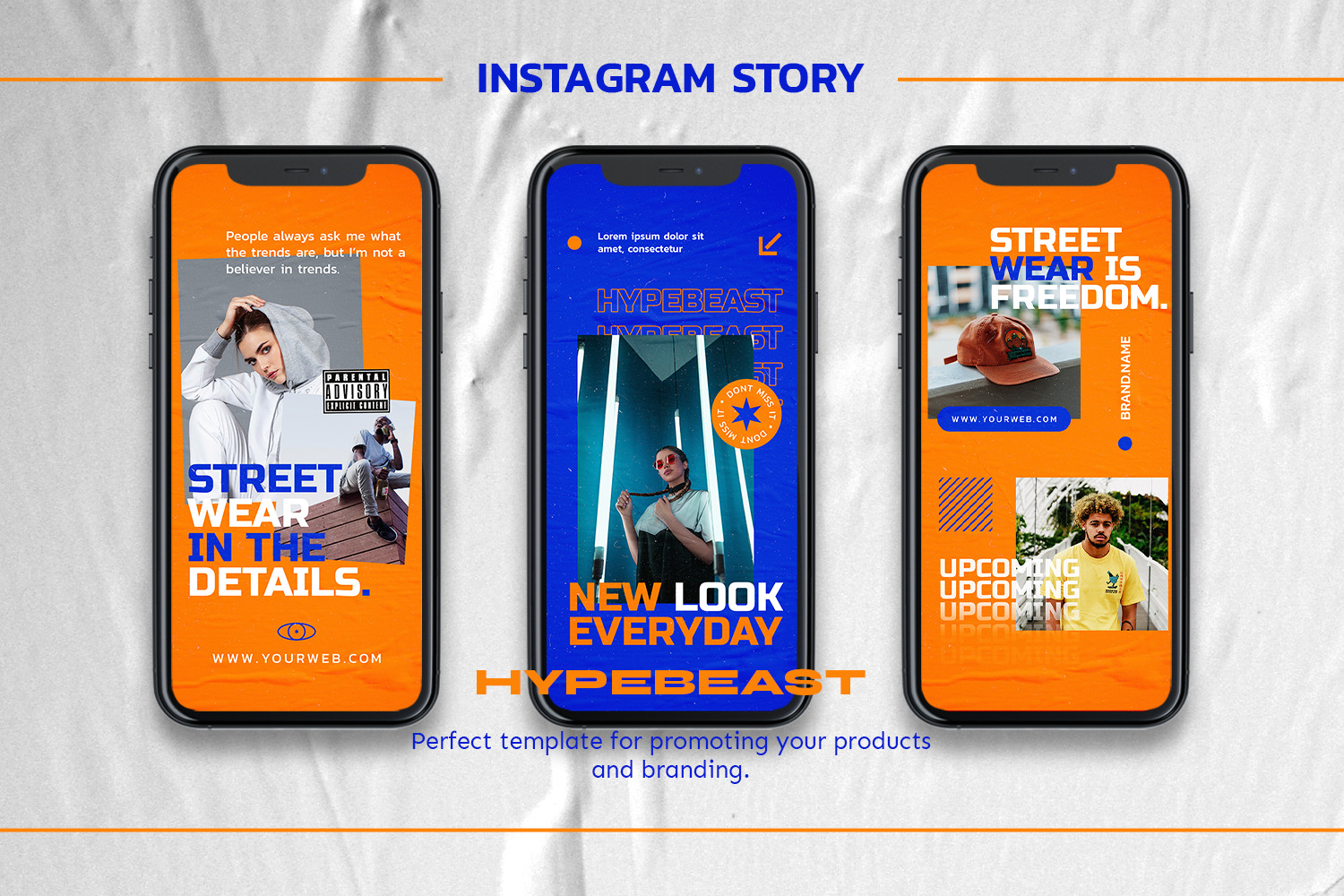 Bluesly Instagram Template Bluesly Instagram Template