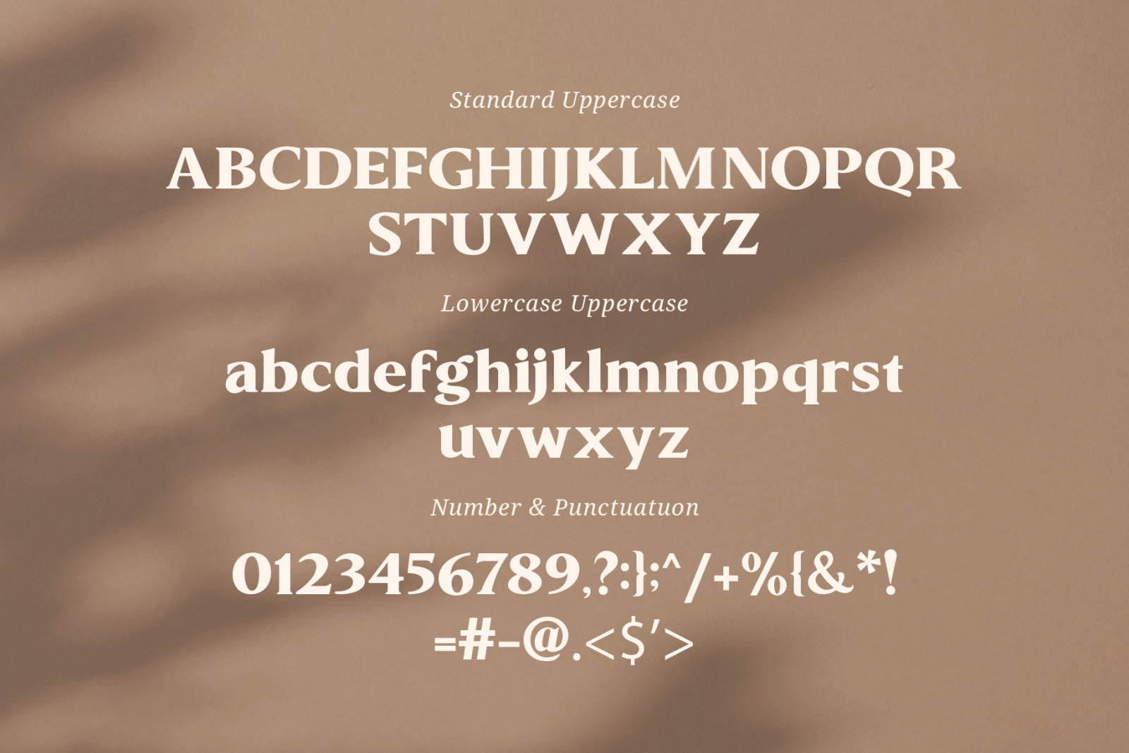 Minthe - Serif Typeface Font