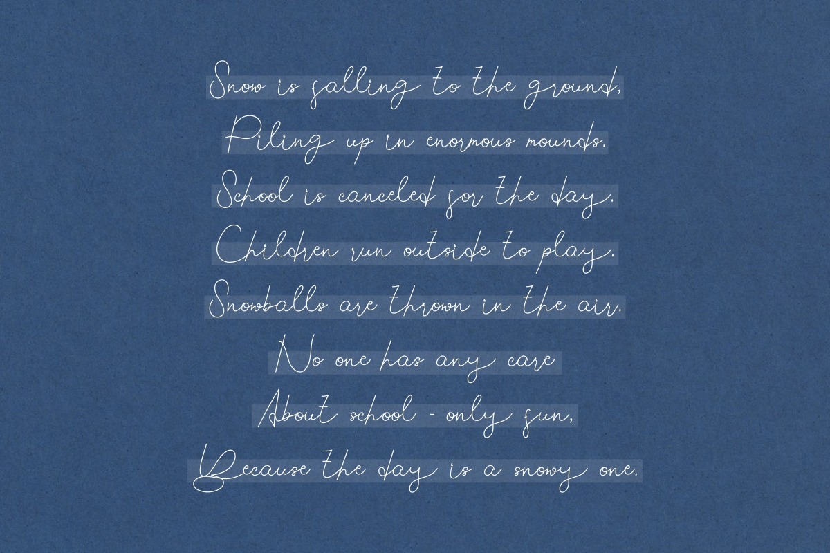 Rainster Handwriting Font Rainster Handwriting Font