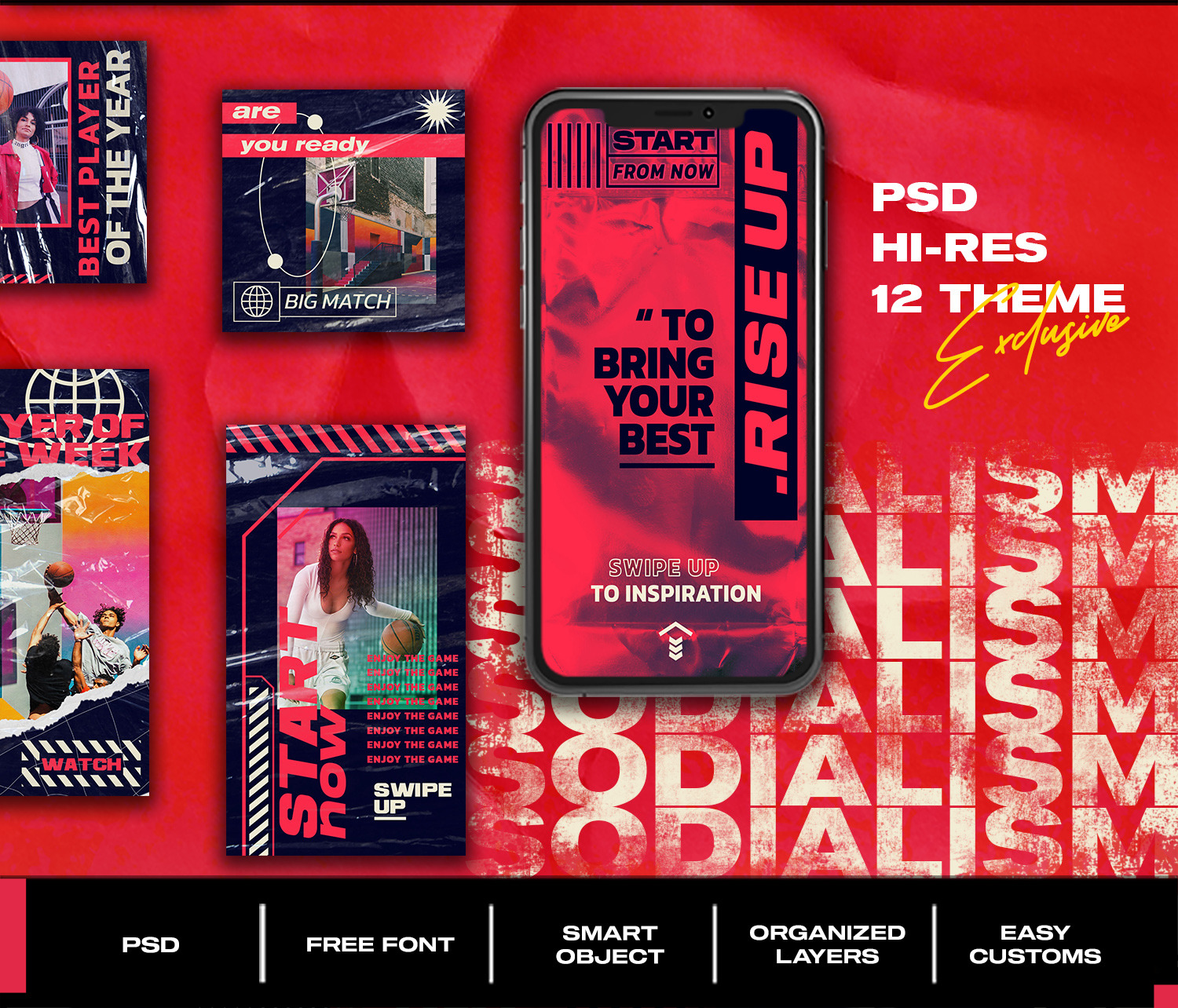 Urban Sport Socialist Instagram Template Urban Sport Socialist Instagram Template