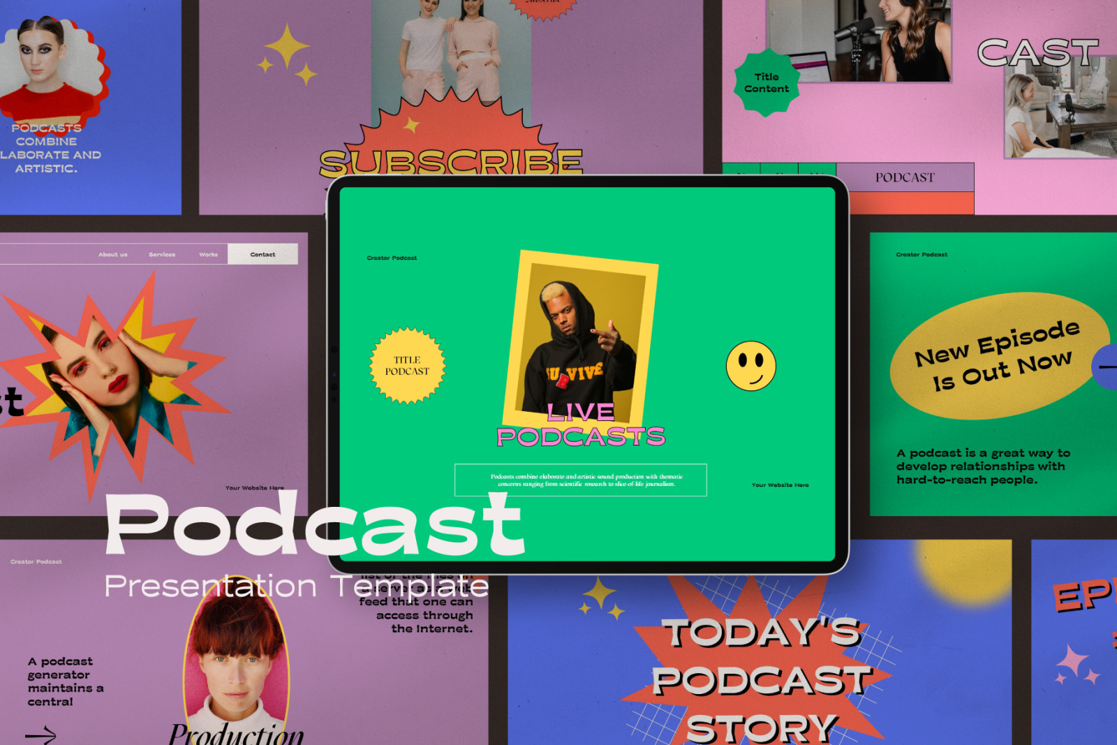Podcast Googleslide Template Podcast Googleslide Template