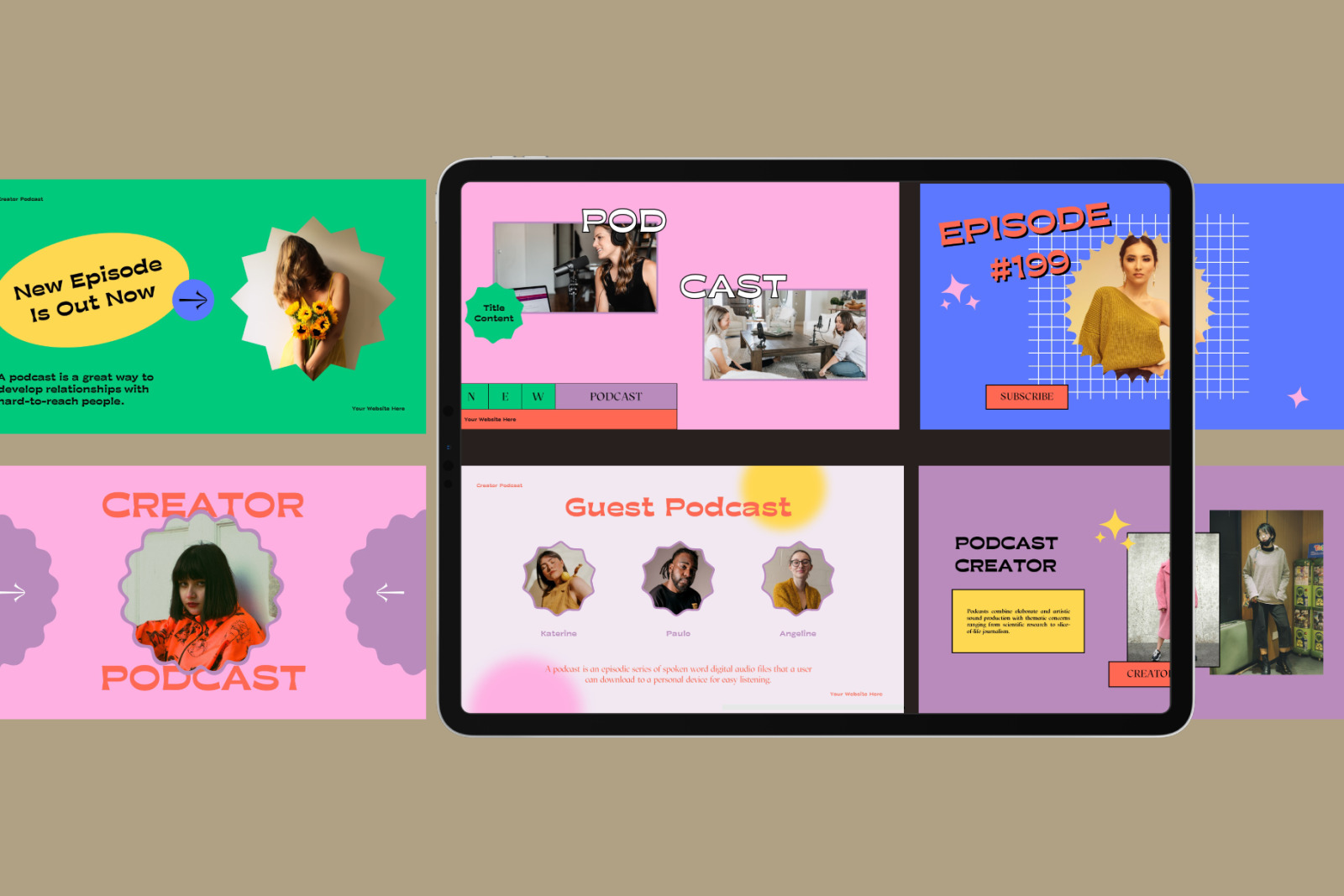 Podcast Googleslide Template Podcast Googleslide Template