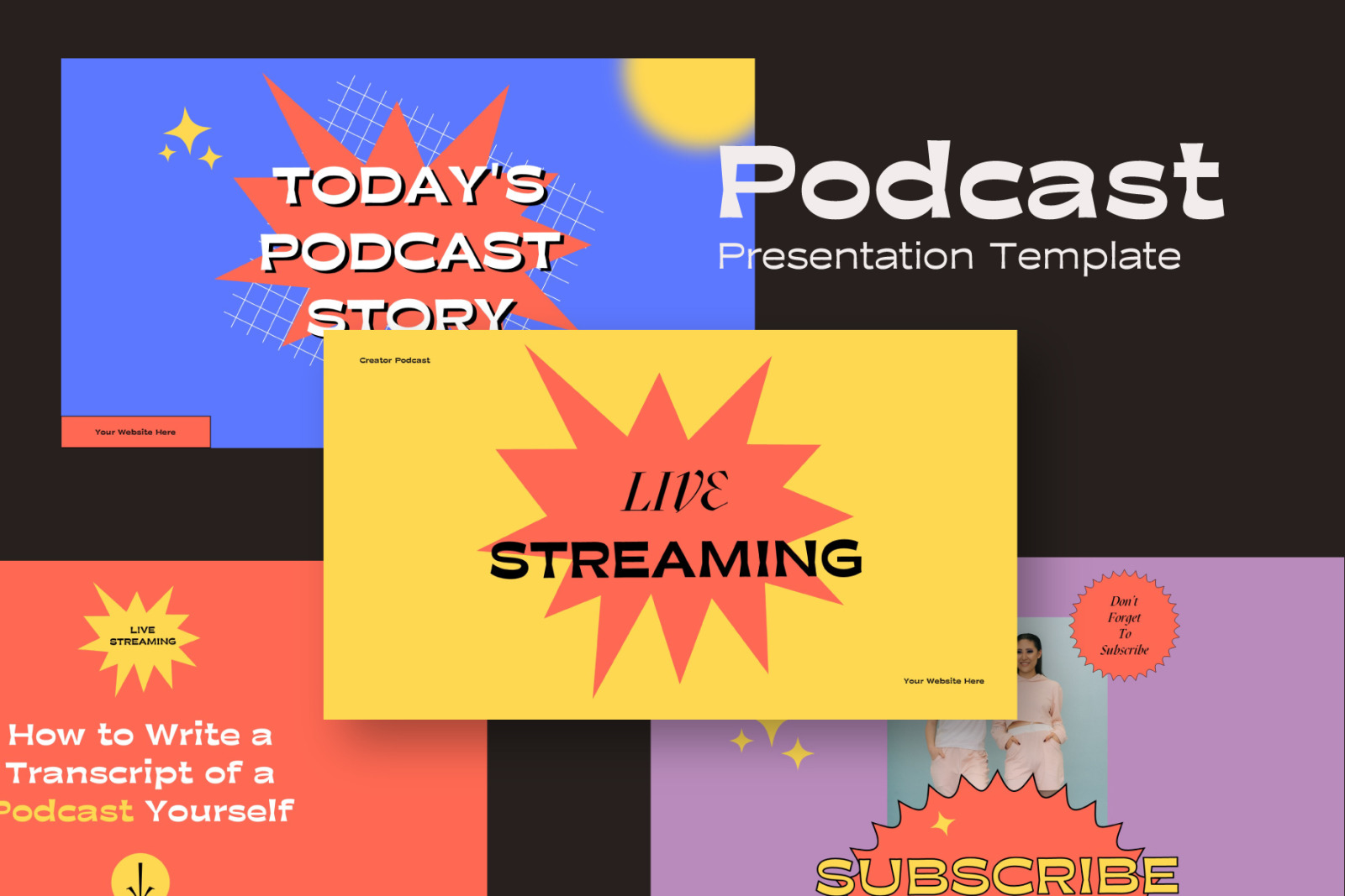 Podcast Googleslide Template Podcast Googleslide Template