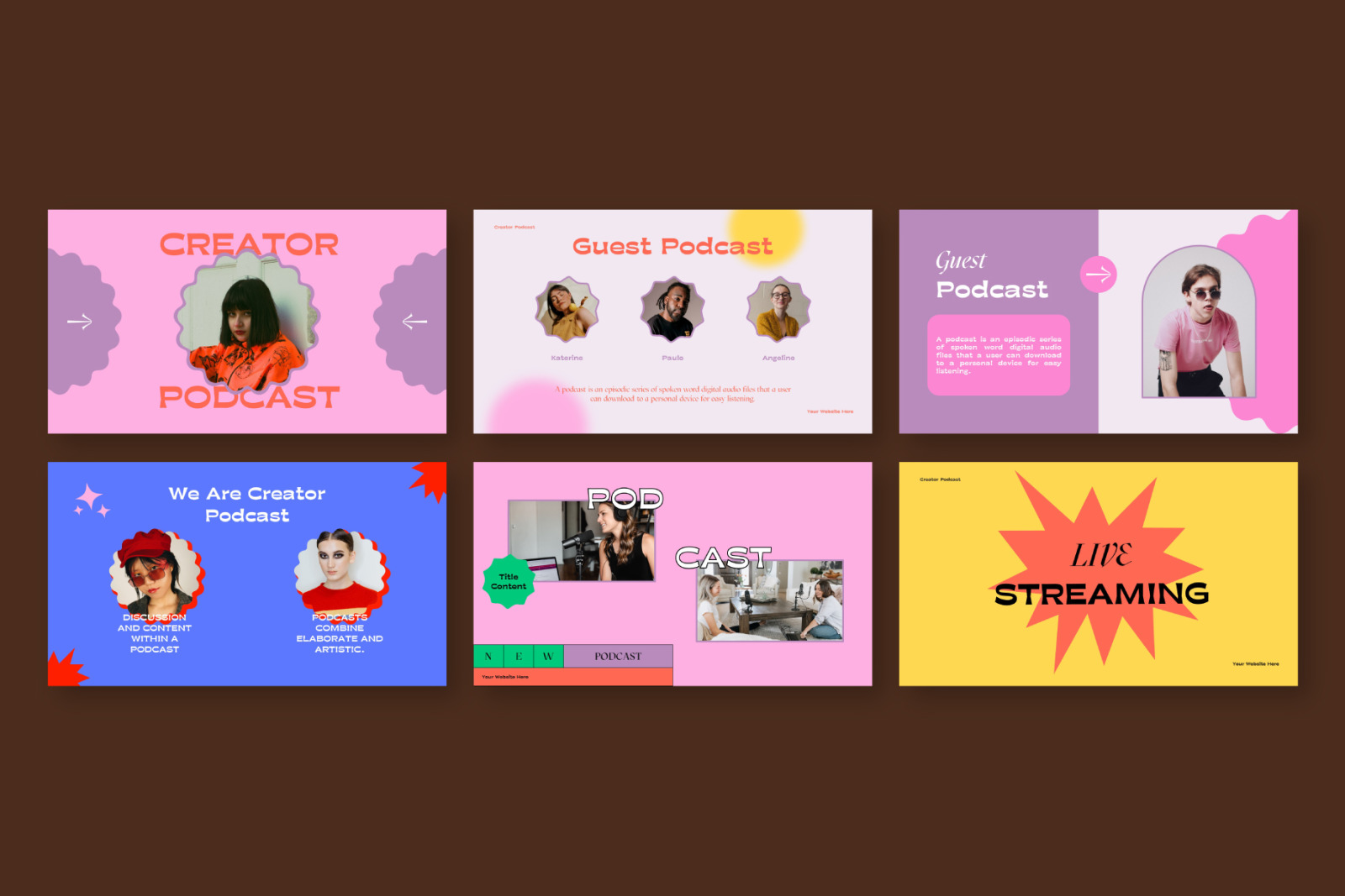 Podcast Googleslide Template Podcast Googleslide Template