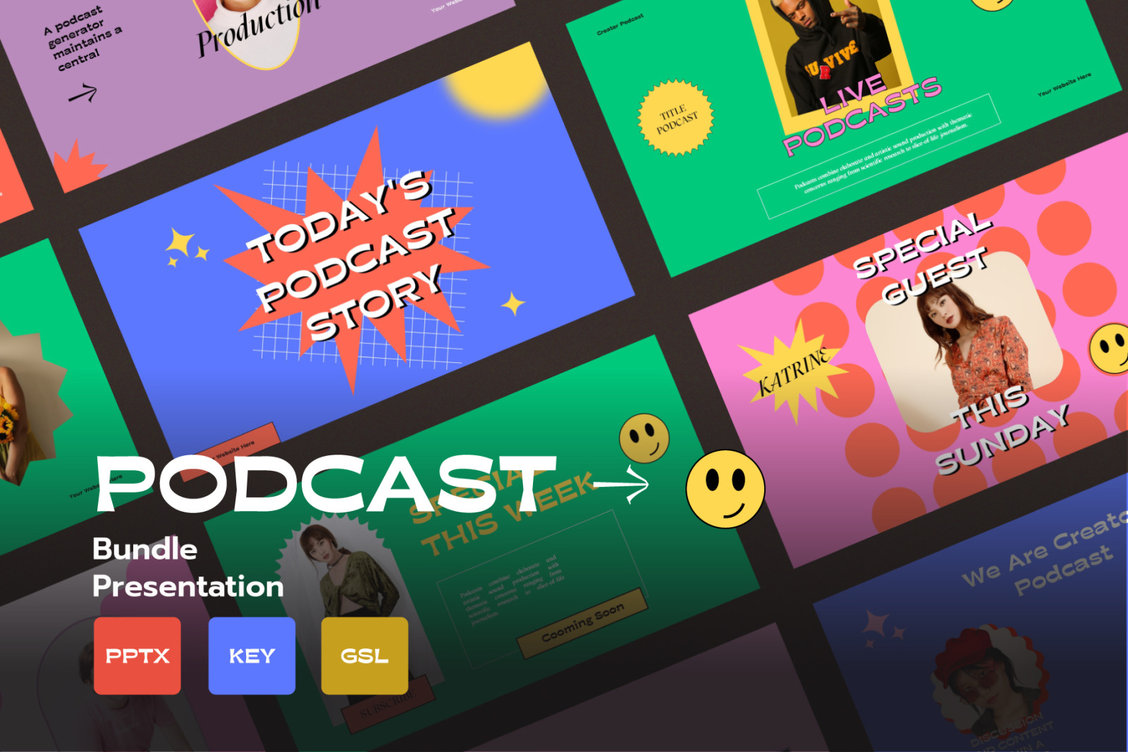 Podcast Bundle Presentation Pack