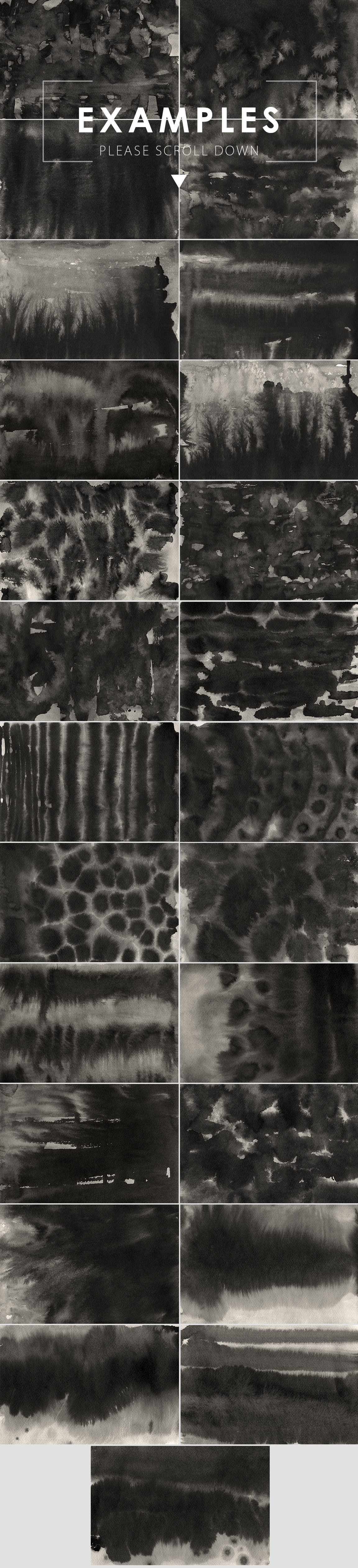 Black Ink Backgrounds Vol. 3 Black Ink Backgrounds Vol. 3