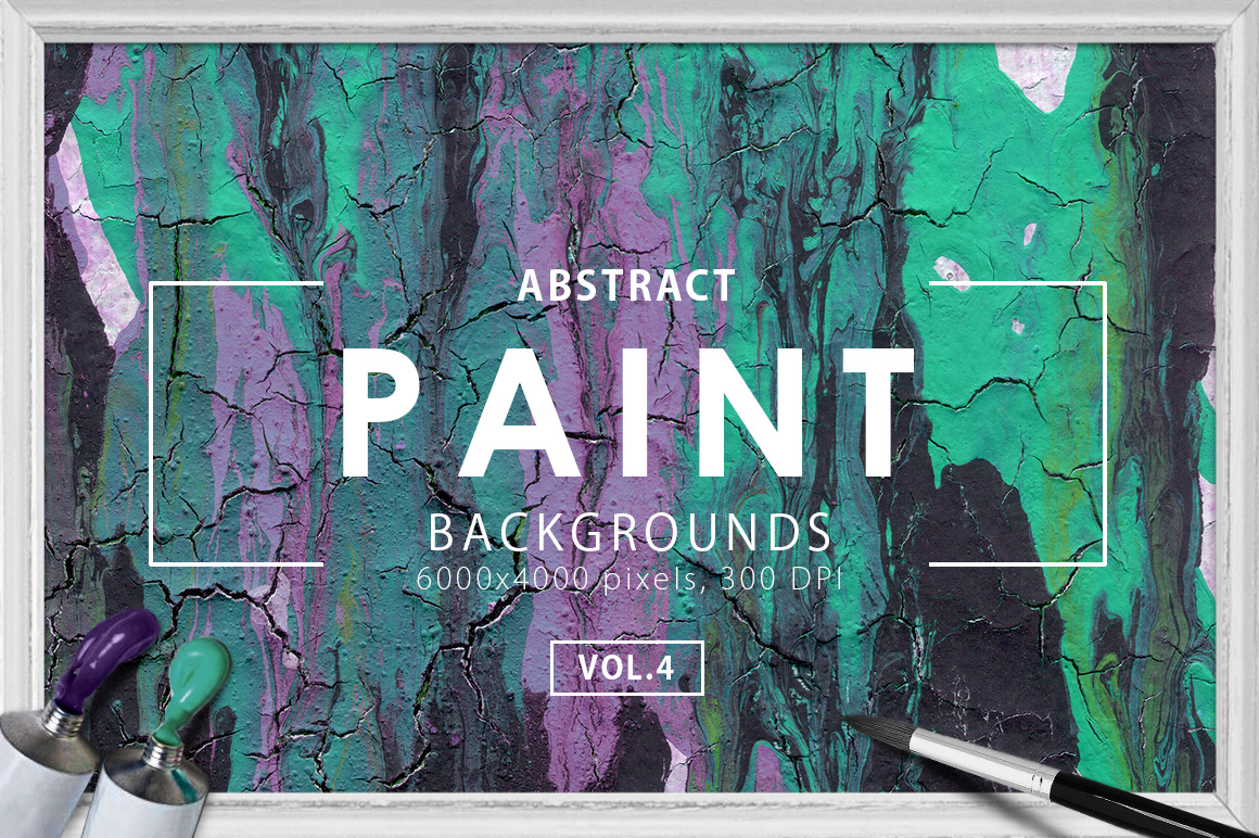 Abstract Paint Backgrounds Vol.4