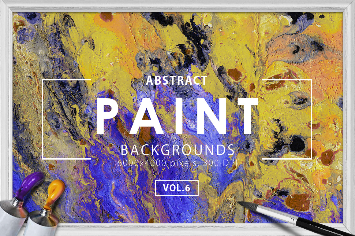 Abstract Paint Backgrounds Vol.6