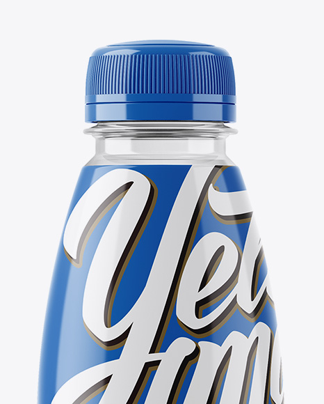 Clear PET Bottle Mockup