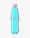 Clear PET Bottle With Soft Drink Mockup