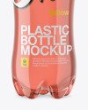 Clear PET Bottle With Soft Drink Mockup