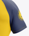 Men’s Rugby Jersey Mockup - Back View