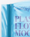 Plastic Flow-Pack Mockup - Top / Side Views