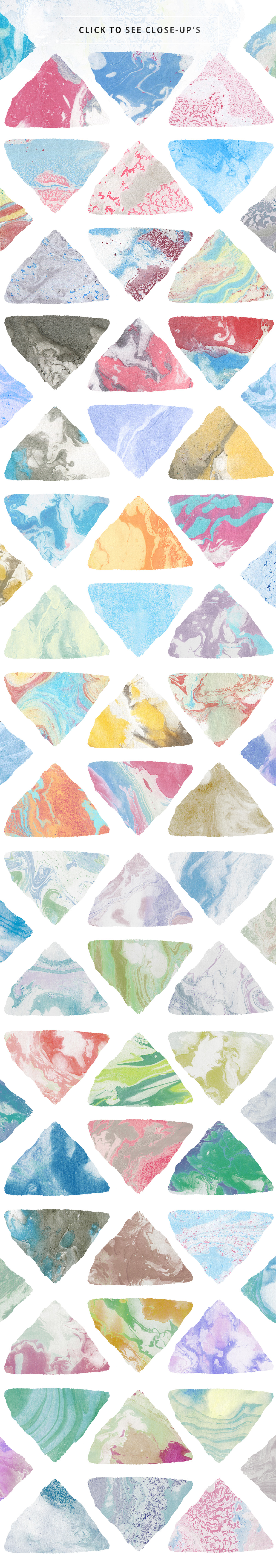 110 Marble Ink Paper Textures