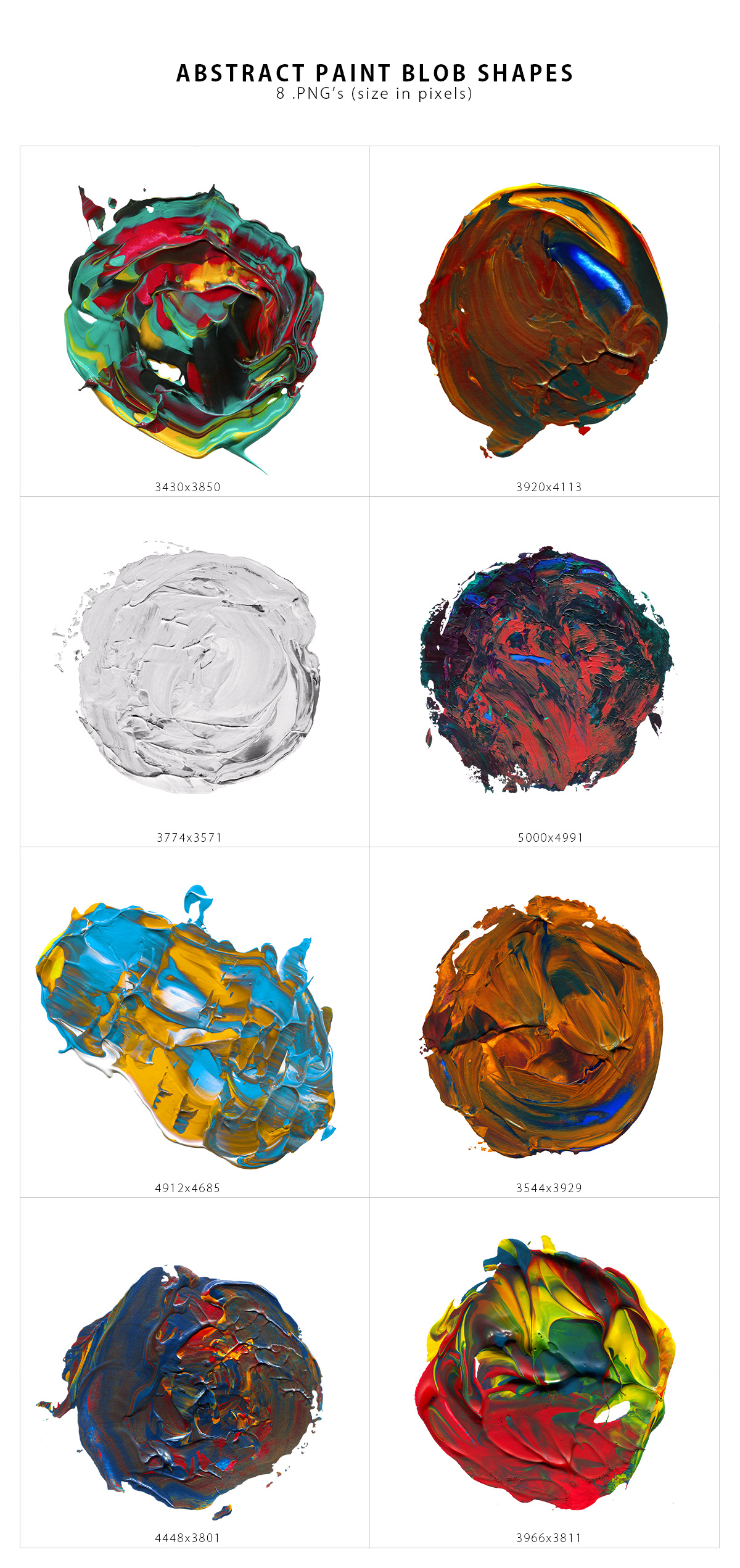 Abstract Paint Shapes