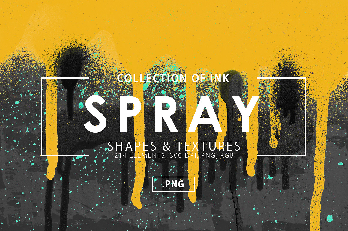 Spray Shapes &amp; Textures