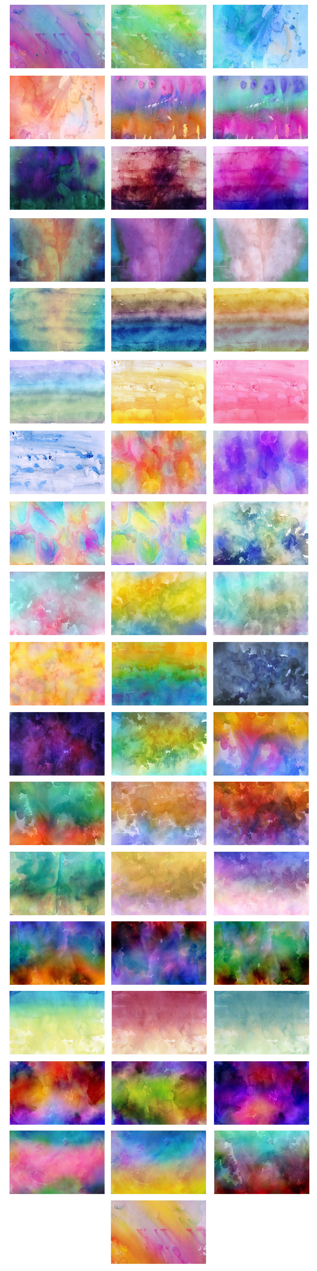 Only Watercolor Backgrounds Bundle