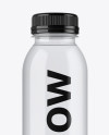 Clear PET Bottle With Water Mockup